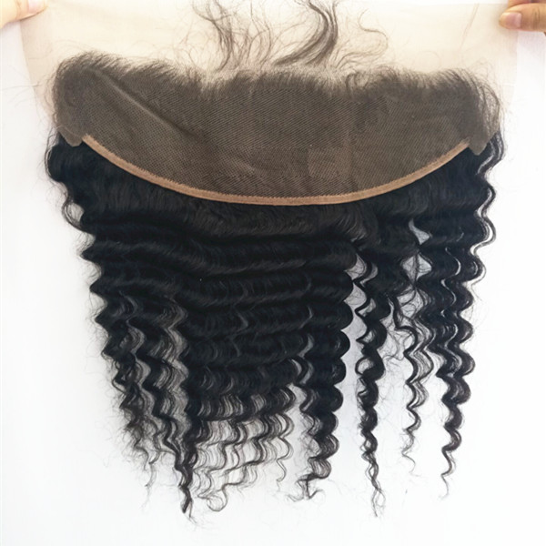 Raw virgin human hair pre plucked lace frontals 13x4 inch YL146 